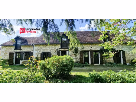 baudres - longère de plain-pied 180 m² - 6 pièces/4 chambres - ascenseur - jardin arboré