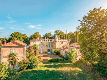 proche de bordeaux  dans un village des côtes de bourg  un château médiéval reconstruit au