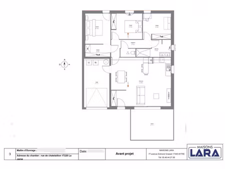 vente maison neuf 4 pièces 85m2 la jarne - 254200 € - surface privée