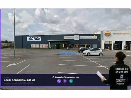 location commerce pont sainte maxence 60700 600m²