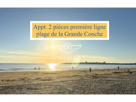 appt. t2 en 1ère ligne mer