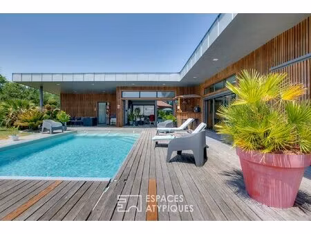 villa de plein pied à l'architecture contemporaine