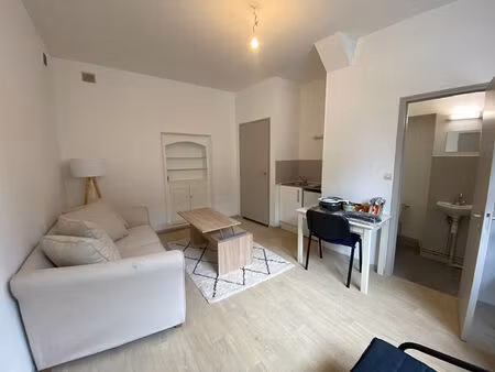 a louer - studio meuble - quartier doutre proche chu d'angers