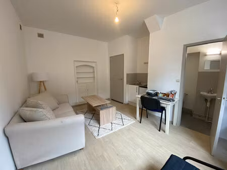 a louer - studio meuble - quartier doutre proche chu d'angers