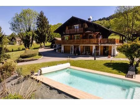 faverges-seythenex - chalet de charme avec piscine