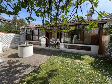 talence maison de plain pied 3 chambres avec garage de 37m² proche du tram dans une rue ca