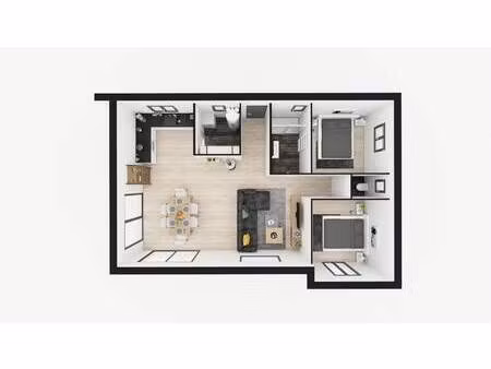 terrain avec maison neuve à vendre