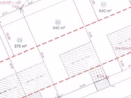 terrain constructible viabilisé à vendre
