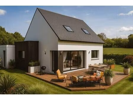 terrain avec maison neuve à vendre