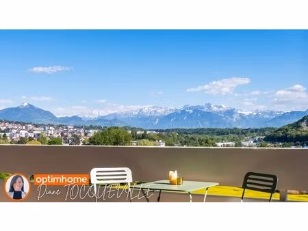 attique traversant – vue panoramique mont-blanc & jura – 103 m² – dernier étage
