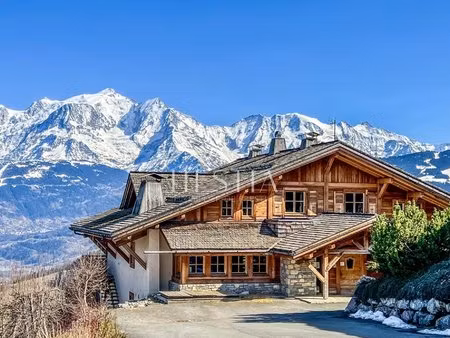chalet vue imprenable mont blanc