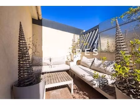 la terasse du sud - duplex t3 meublé de 122 m2 + terrasse - parking - 13010 marseille