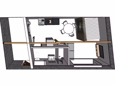 vente appartement 1 pièce 28 m² à landerneau (29800)  97 650 €