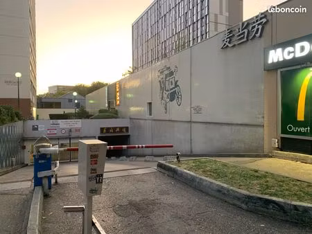 vente parking porte de choisy sécurisé (maitre chien 24h/24 avec pcs)