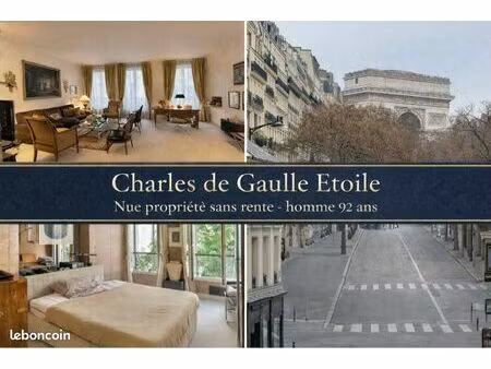 charles de gaulle etoile  viager sans rente 