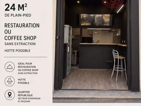 local 24 m² paris 3ème