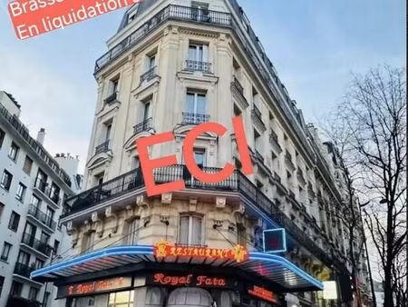 fonds de commerce brasserie 250 m²