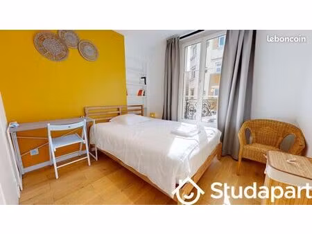 chambre 1 pièce 9 m²