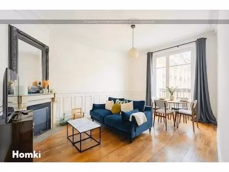 appartement t2 de 46 m2 à paris 75018  villa ornano