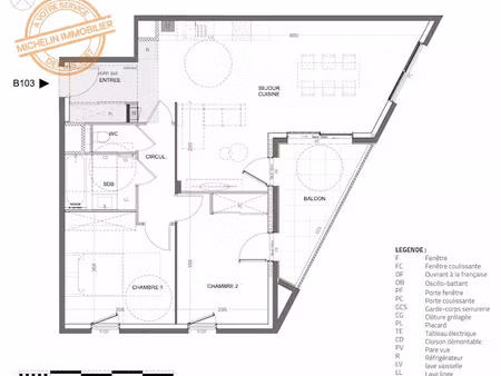 vente appartement 3 pièces 74.04 m² à saint-cyr-au-mont-d'or (69450)  479 900 €