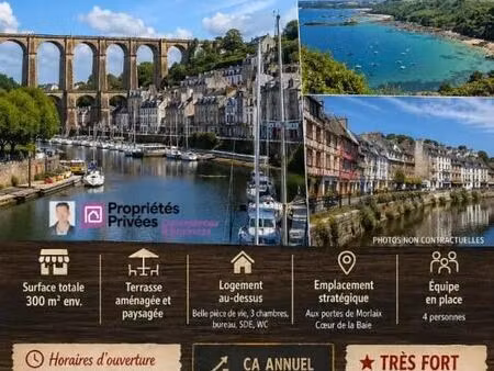 vente local d’activités morlaix 29600 200m²