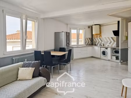 beau t2 meublé lumineux 42 m²  résidence sécurisée avec parking agen centre