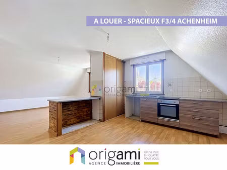 appartement achenheim 3 pièce(s)