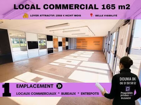 saint maximin - local commercial 165 m²  zac