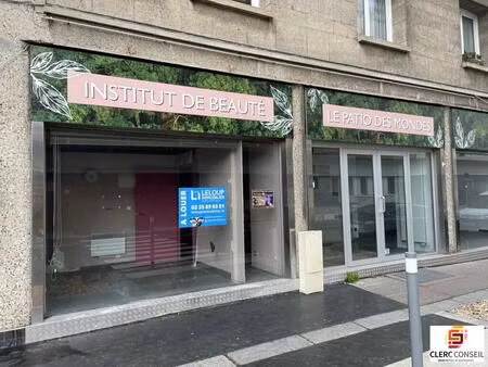 vente commerce rouen 76000 118m²