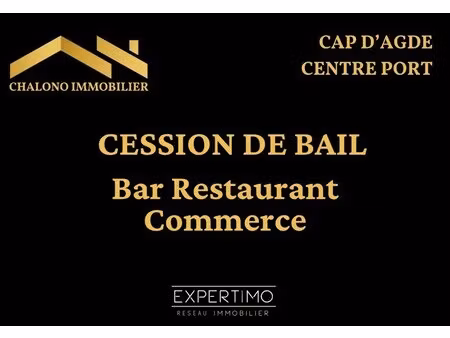 vente commerce le cap d agde 34300 150m²