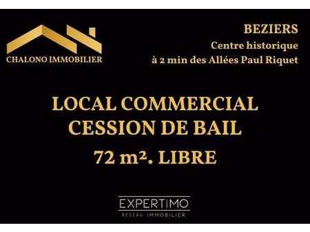 location commerce beziers 34500 86m²