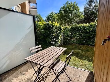 ? t2 meublé avec terrasse  jardin et parking sécurisé – mont-saint-aignan