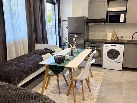 bright & modern studio with terrace near lake & rer – fully equipped