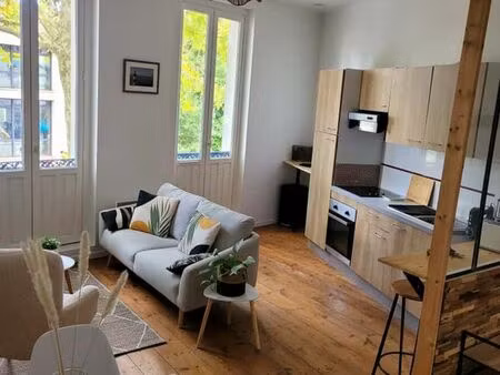 appartement meublé 3 pièces – 53 m² – saintes (17100) rive gauche