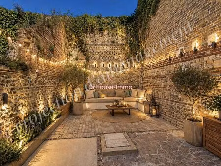 charmante maison mitoyenne de 3 pièces avec terrasse à dieppe