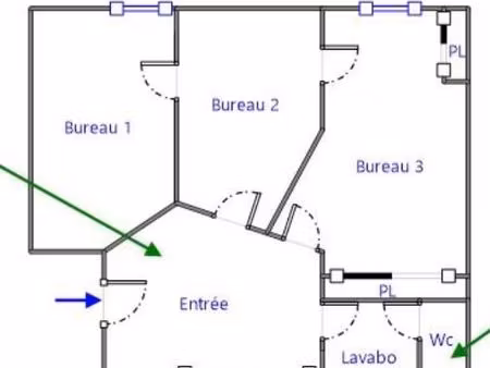 local professionnel à louer – meyzieu (4 place burignat)