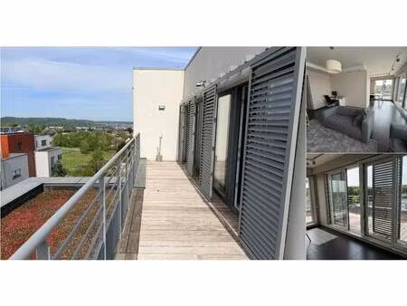 penthouse à louer avec terrasse et 3 chambres   erpent (vbe16787)