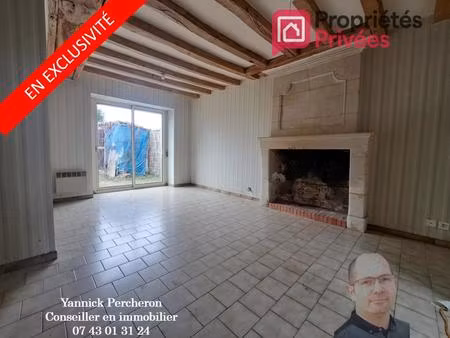 idéal investissement ou premier achat maison avec garage et grange à noyant-villages