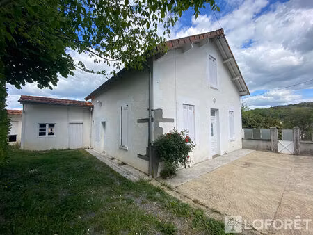 maison - 3 chambres - jardin - vallereuil