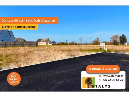 vente terrain 401 m² saint-benoît-des-ondes (35114)