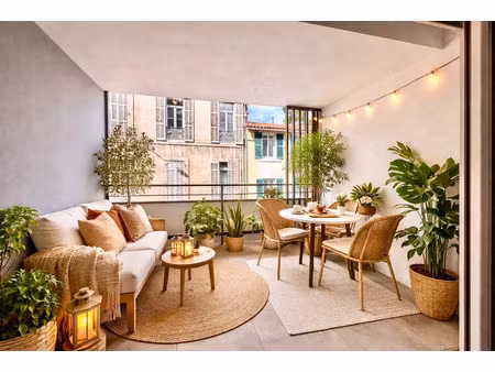 appartement à vendre marseille 6eme arrondissement 2 pièce(s) 44m2 205 000€