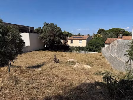 vente terrain 515 m² à frontignan (34110)  260 000 €