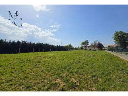 terrain constructible de 2000 m² à longages