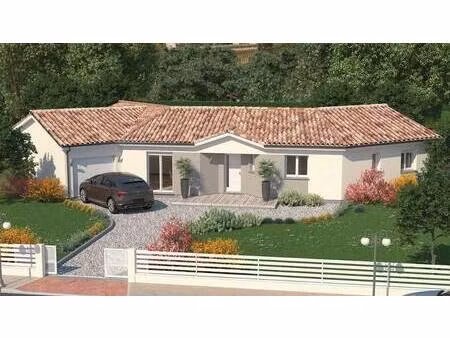 terrain avec maison neuve à vendre