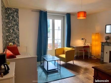 charmant t1 meublé avec vue loire