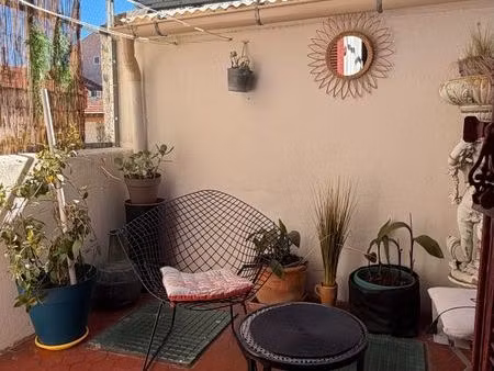 rare : 4 pieces dans maison de charme - antibes centre