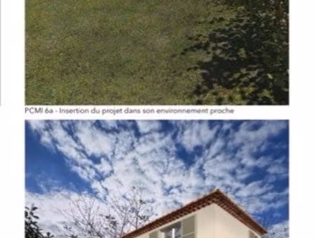 terrain avec permis villa et piscine
