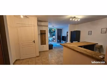appartement t2 meublé avec jardin