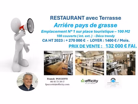 vente locaux professionnels 100 m² à saint-vallier-de-thiey (06460)  132 000 €