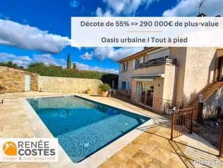 maison en viager 4 pièces 165 m²